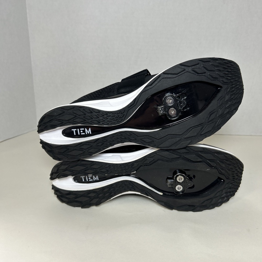 Tiem Slipstream Cycling Shoes Women's Size 8.5 Black Strap Bolt Indoor Sneakers - Picture 7 of 8